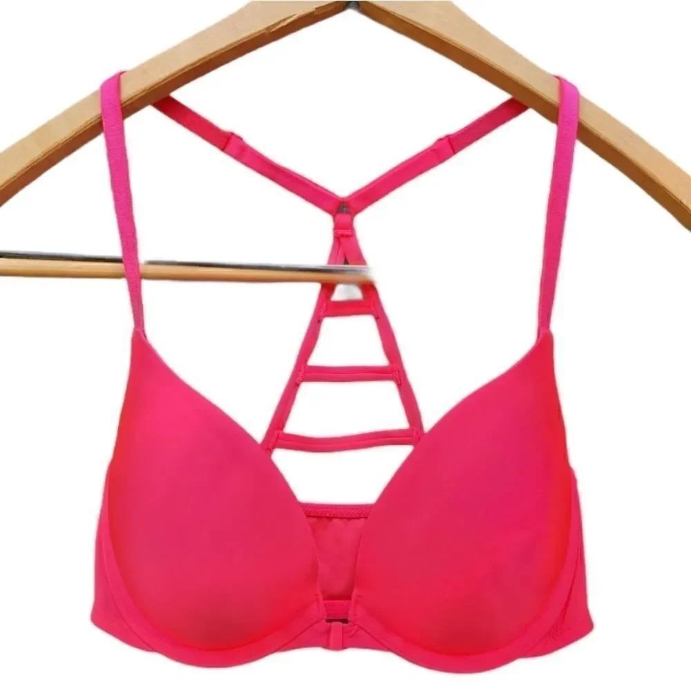 NWOT VS Hot Pink Push Up 32D